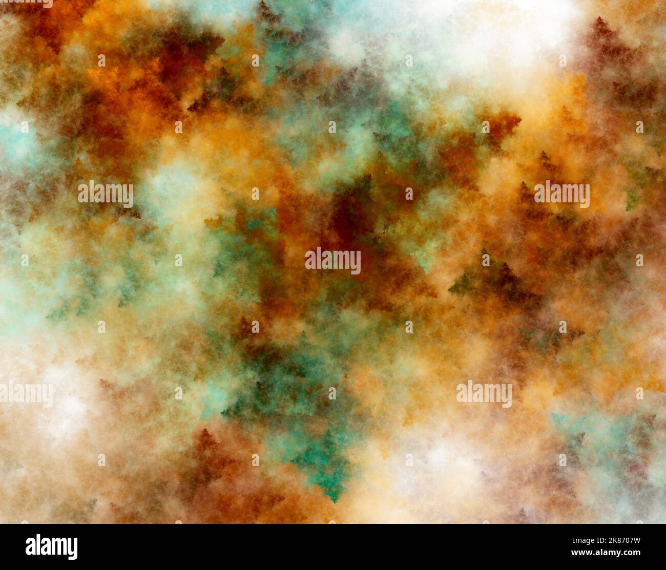 Abstrakte fraktale Grafiken. Designelement. Mehrfarbiger Hintergrund Stockfoto