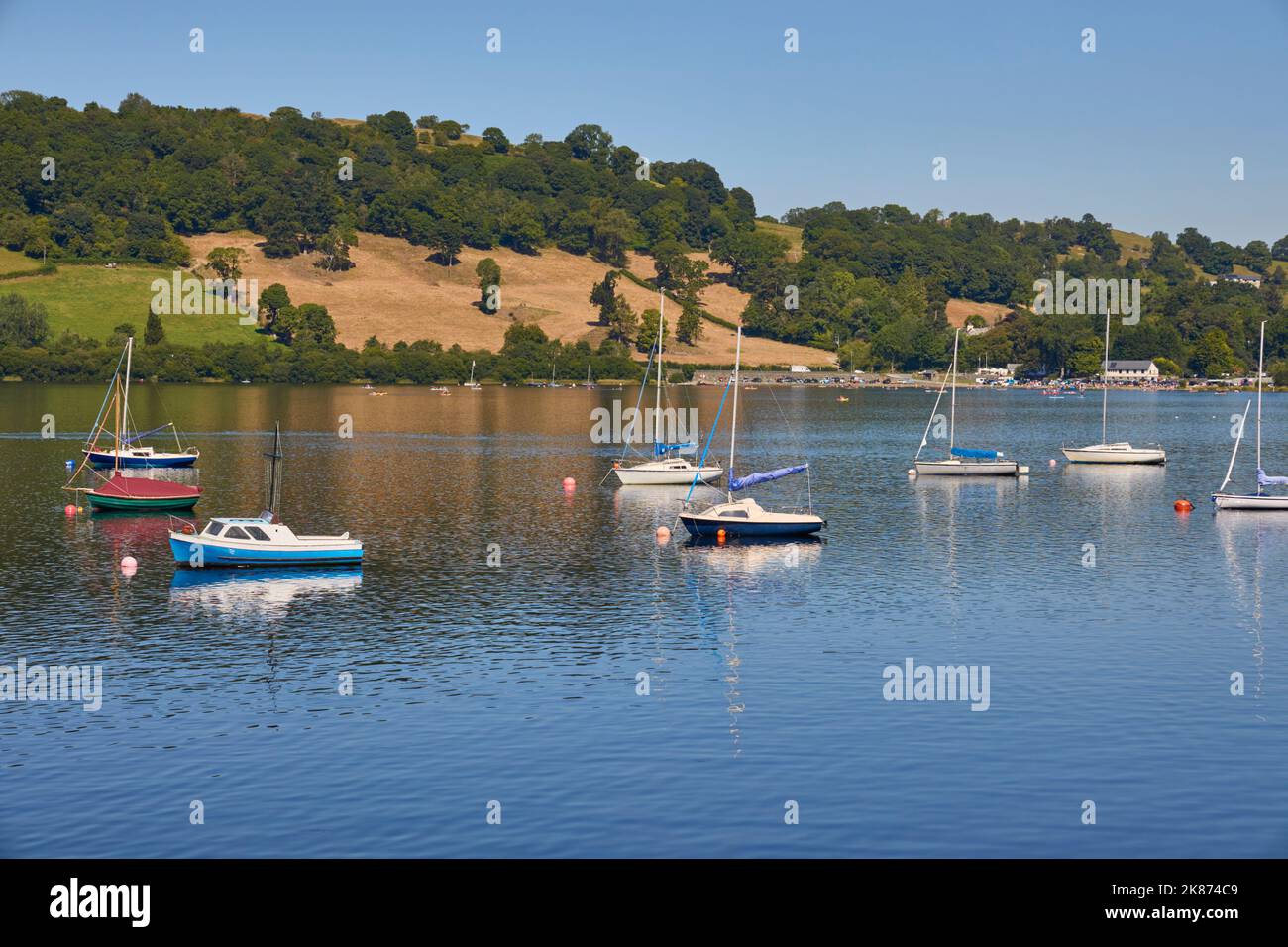 Bala Lake, Gwynedd, Wales, Vereinigtes Königreich, Europa Stockfoto