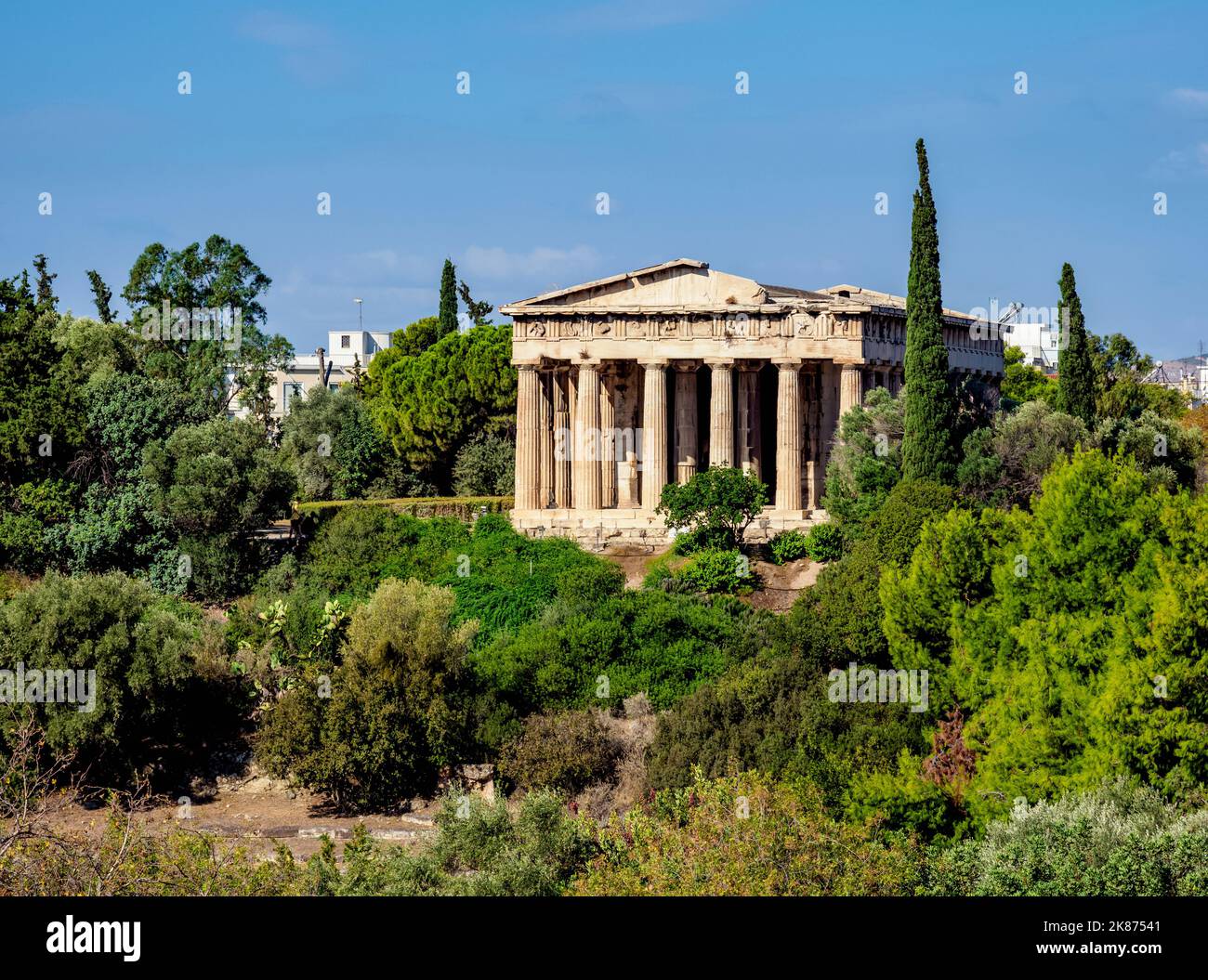 Tempel des Hephaestus, Antike Agora, Athen, Attika, Griechenland, Europa Stockfoto