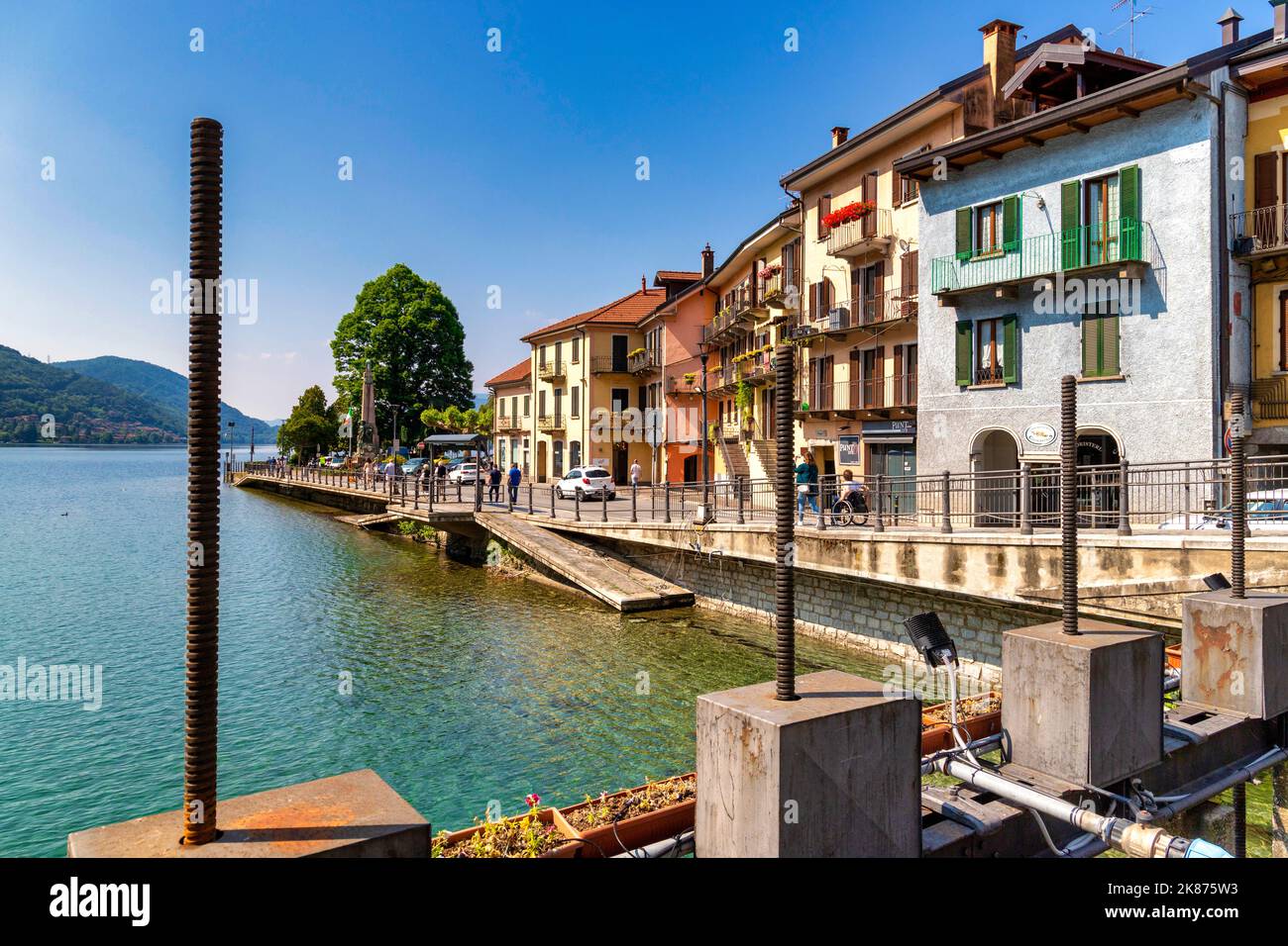 Altstadt, Omegna, Ortasee, Verbania-Viertel, Piemont, Italienische Seen, Italien, Europa Stockfoto