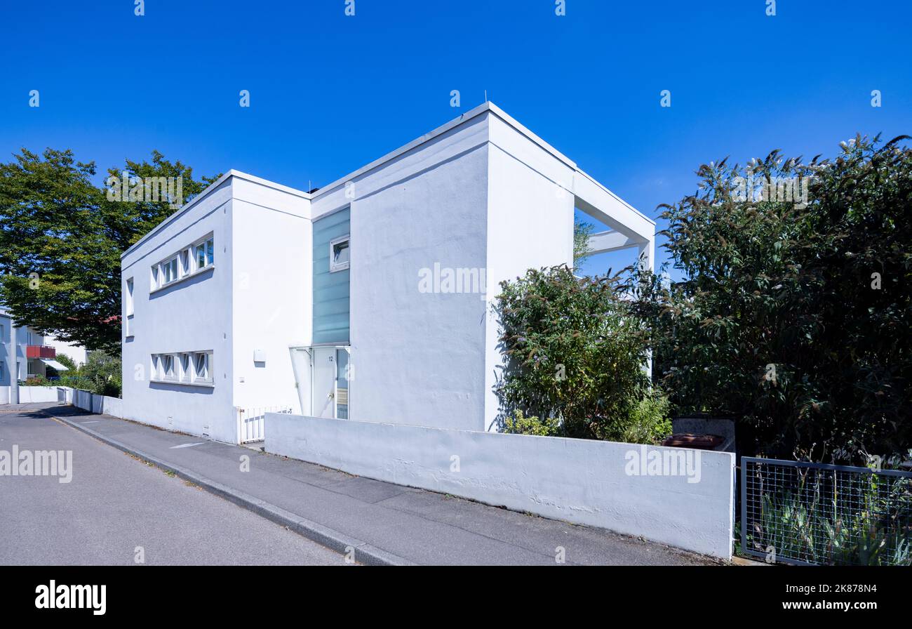 Weissenhof (Weißenhofsiedlung), Stuttgart, Deutschland. Stockfoto