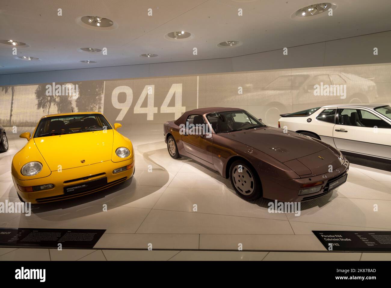 Porsche 968 CS, das Porsche Museum, Stuttgart, Deutschland Stockfoto