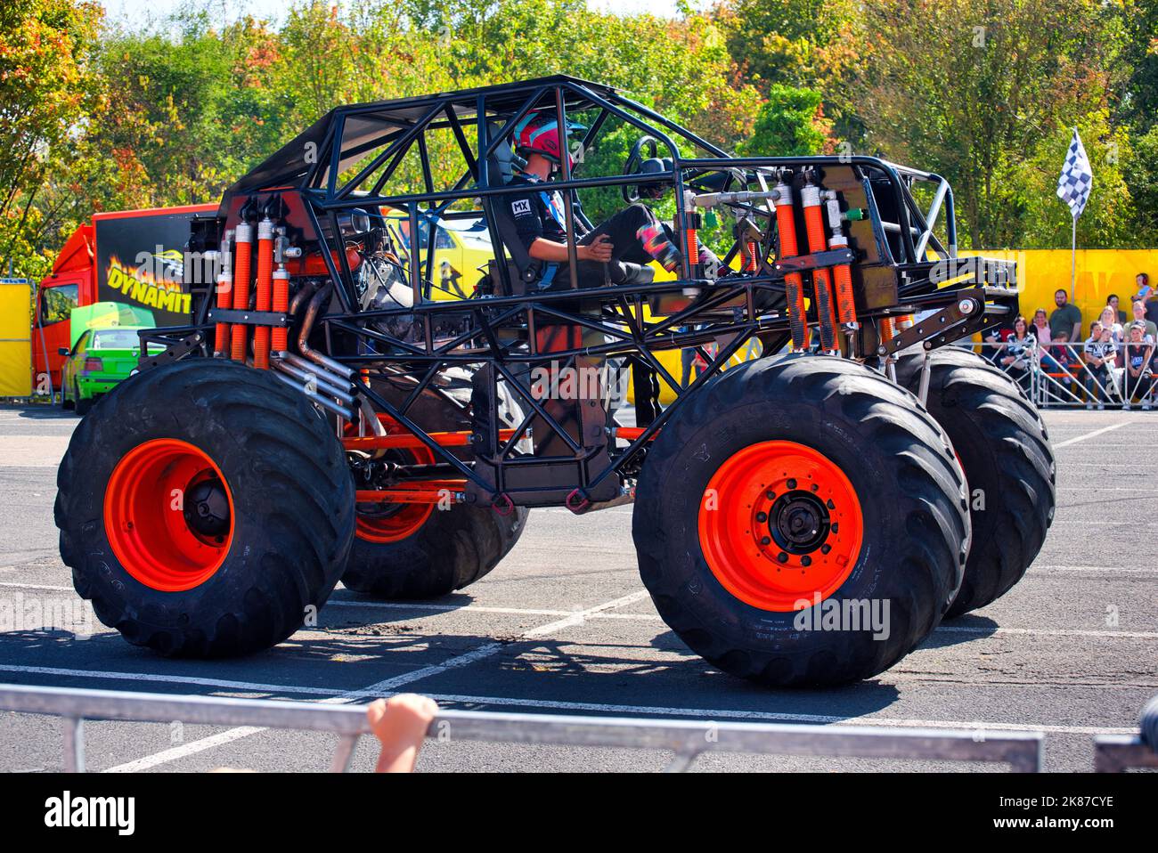 FRANKFURT AM MAIN, DEUTSCHLAND 2022. SEPTEMBER , Monster Truck Auto