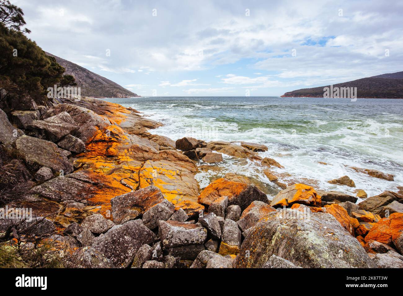 Wineglass Bay Beach in Tasmanien, Australien Stockfoto