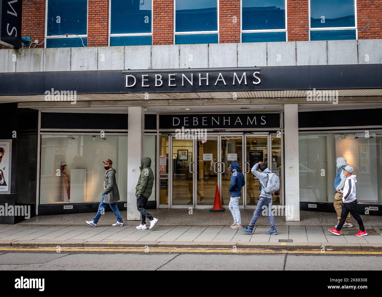 Debenhams in Bedford geschlossen Stockfoto