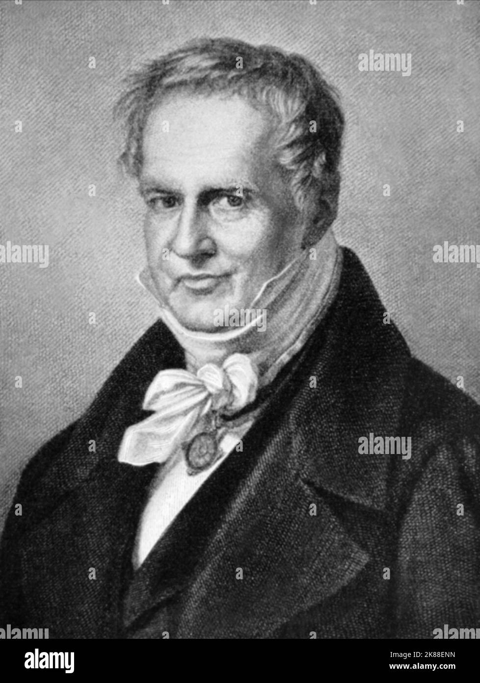 Alexander von Humboldt Explorer & Naturalist (1769-1859) / Friedrich Wilhelm Heinrich Alexander von Humboldt 01. Januar 1800 **WARNUNG** dieses Foto ist nur für redaktionelle Zwecke bestimmt und unterliegt dem Urheberrecht der Film Company und/oder des von der Film- oder Produktionsgesellschaft beauftragten Fotografen und kann nur durch Veröffentlichungen in Verbindung mit der Förderung des obigen Films reproduziert werden. Es ist eine obligatorische Gutschrift an die Filmgesellschaft erforderlich. Der Fotograf sollte ebenfalls angerechnet werden, wenn er bekannt ist. Ohne schriftliche Genehmigung der Film Company kann keine kommerzielle Nutzung gewährt werden. Stockfoto