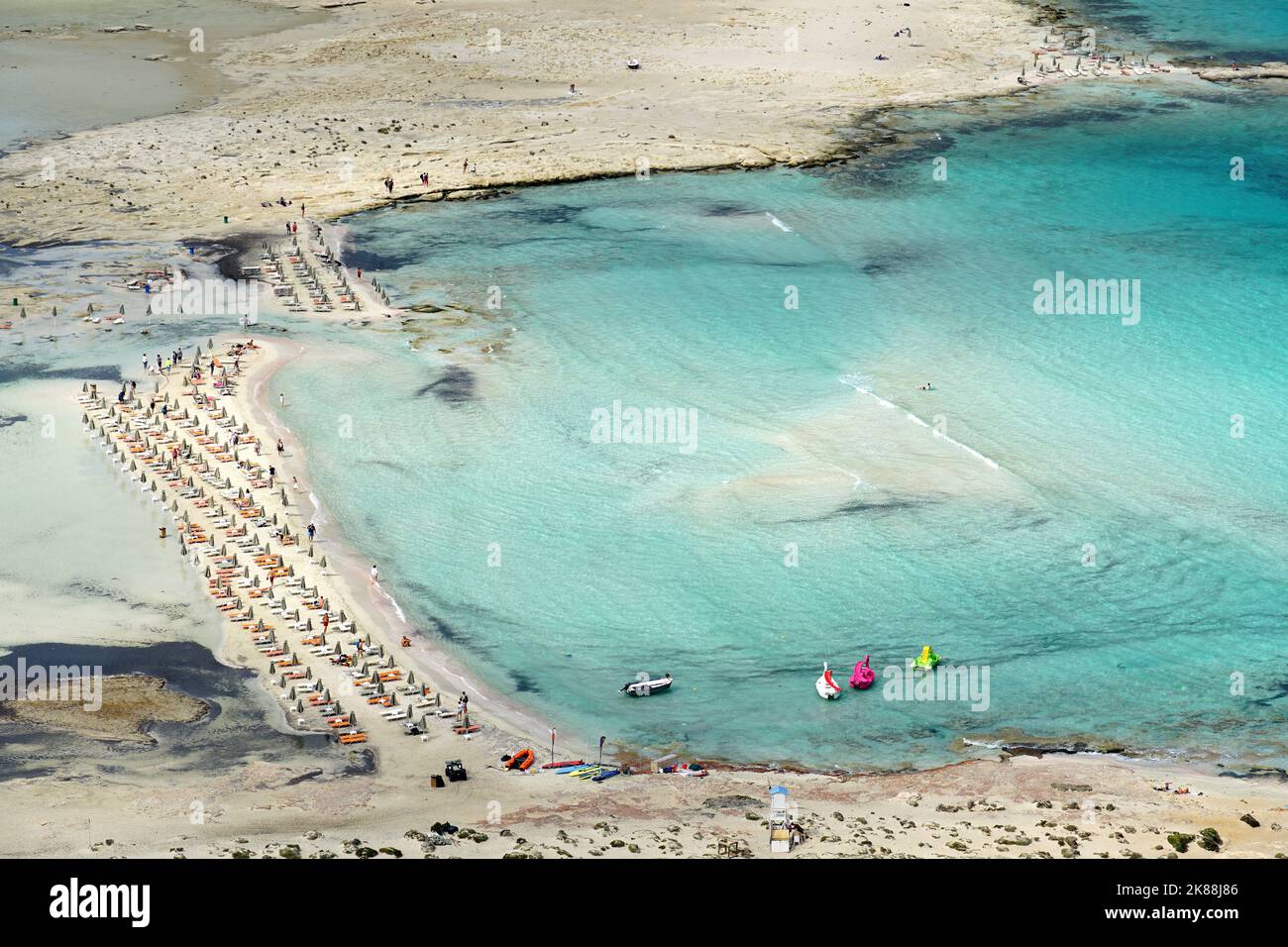 Balos Beach, Balos Lagoon, Gramvousa Peninsula, Chersonesos Gramvousas