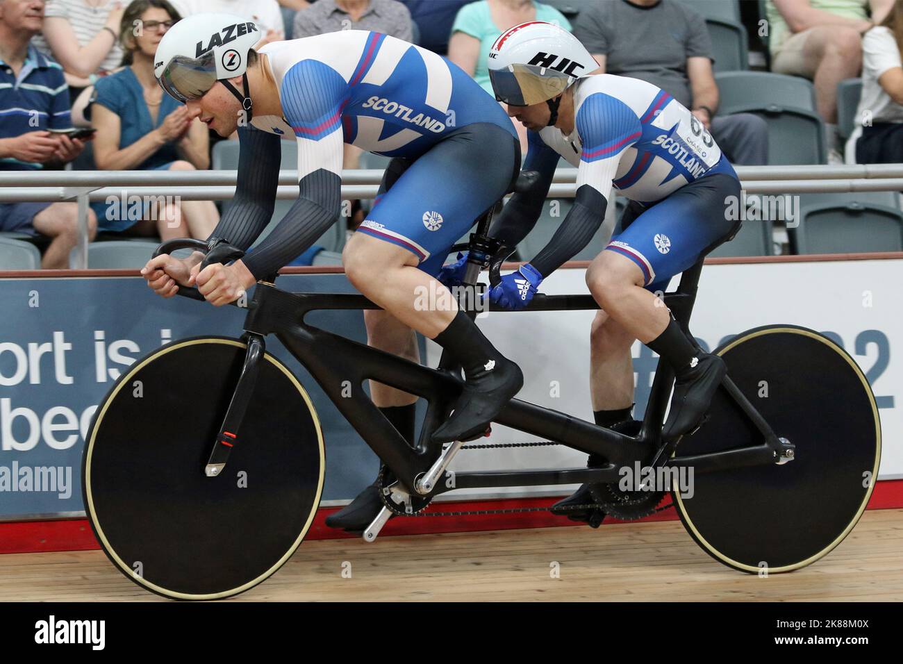 Neil FACHIE aus Schottland und sein Pilot Lewis Stewart im Tandem B