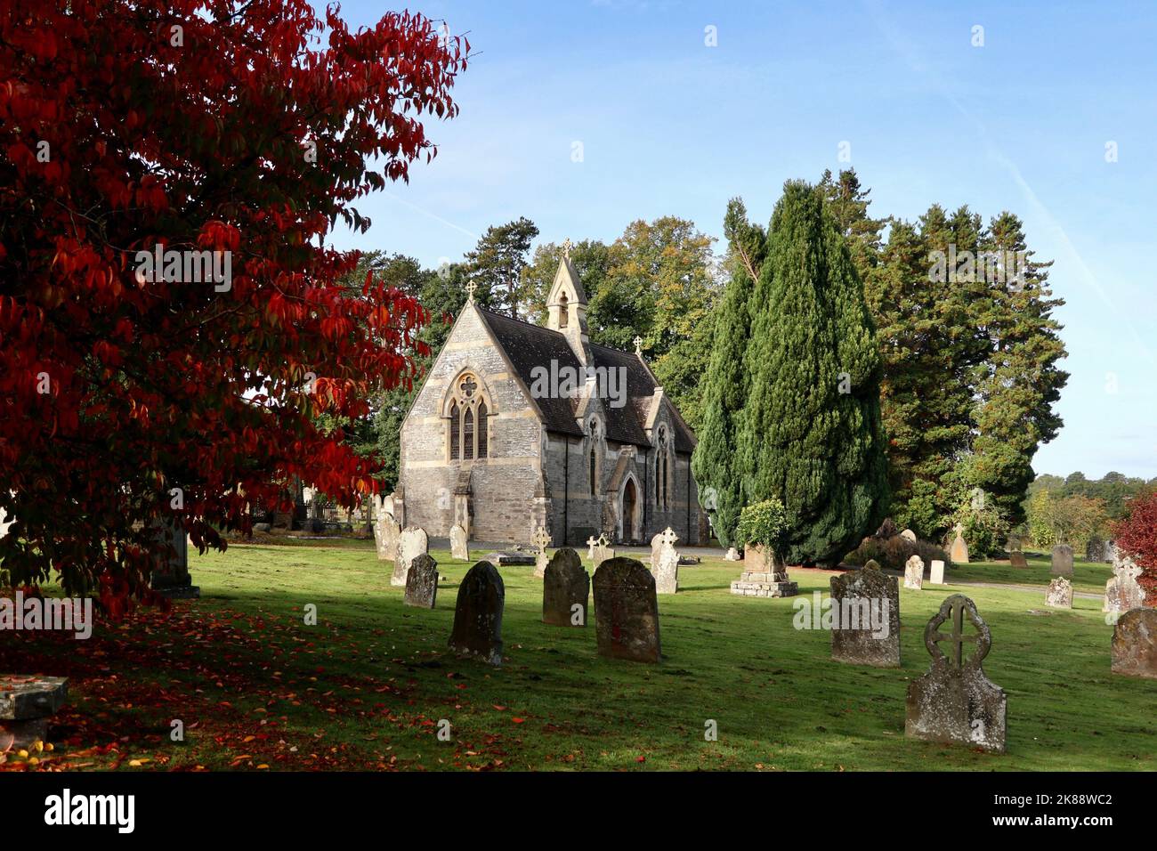 Kington Cemetery Chapel of Rest Stockfoto