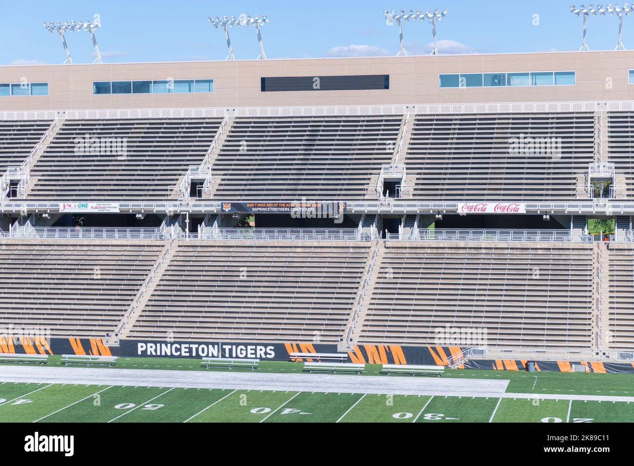 Princeton New Jersey 8 2022. Oktober: Princeton Great School Stadium - Bild Stockfoto