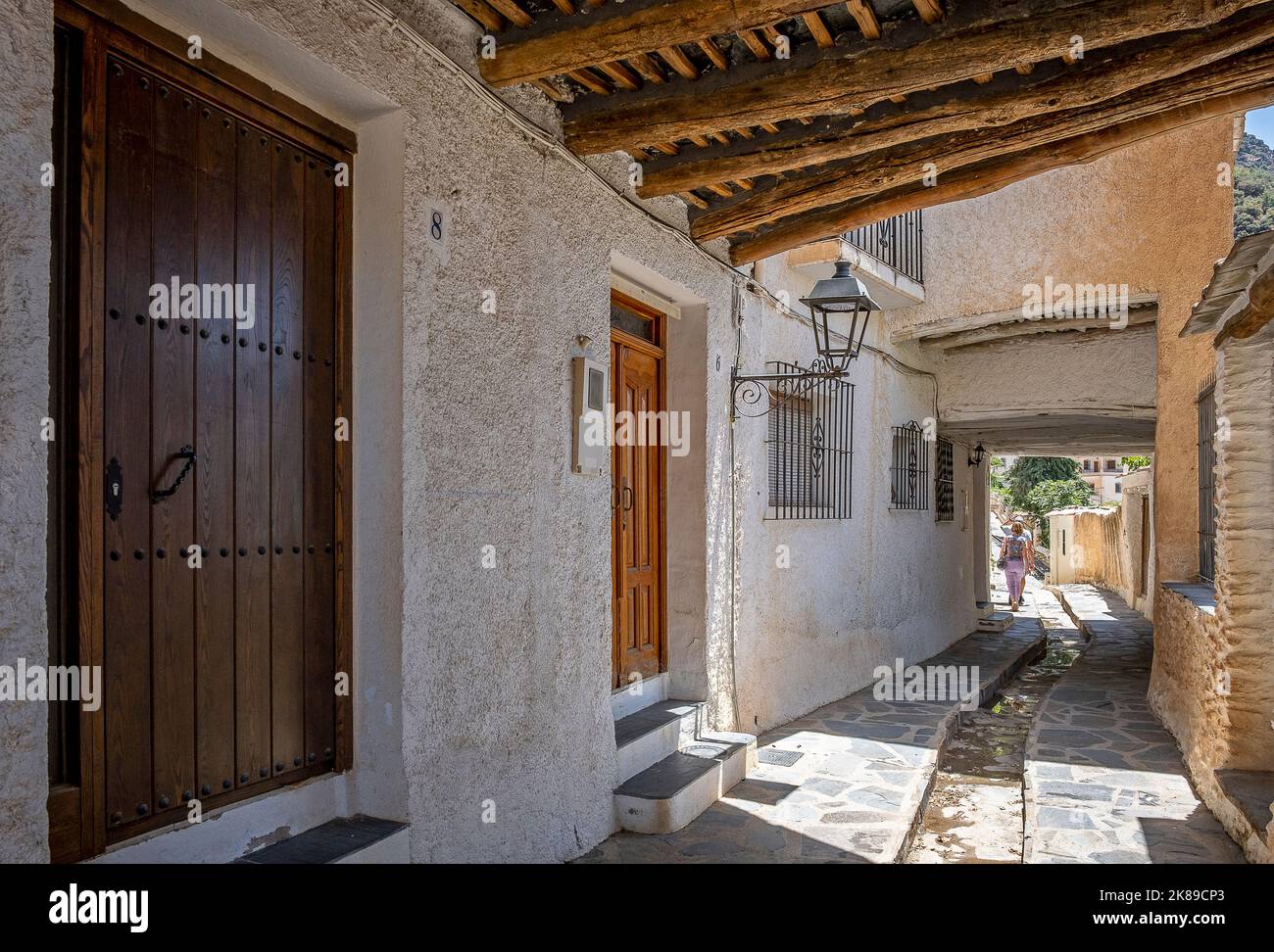 Traditionelle AlpujarraArchitektur in Pampaneira, einem kleinen