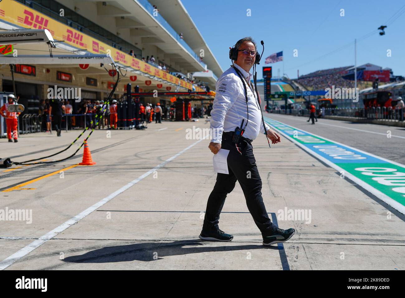 Austin, USA. 21. Oktober 2022. Ron Meadows (GBR, Mercedes-AMG Petronas F1 Team), F1 Grand Prix der USA auf dem Circuit of the Americas am 21. Oktober 2022 in Austin, USA. (Foto von HIGH TWO) Quelle: dpa/Alamy Live News Stockfoto