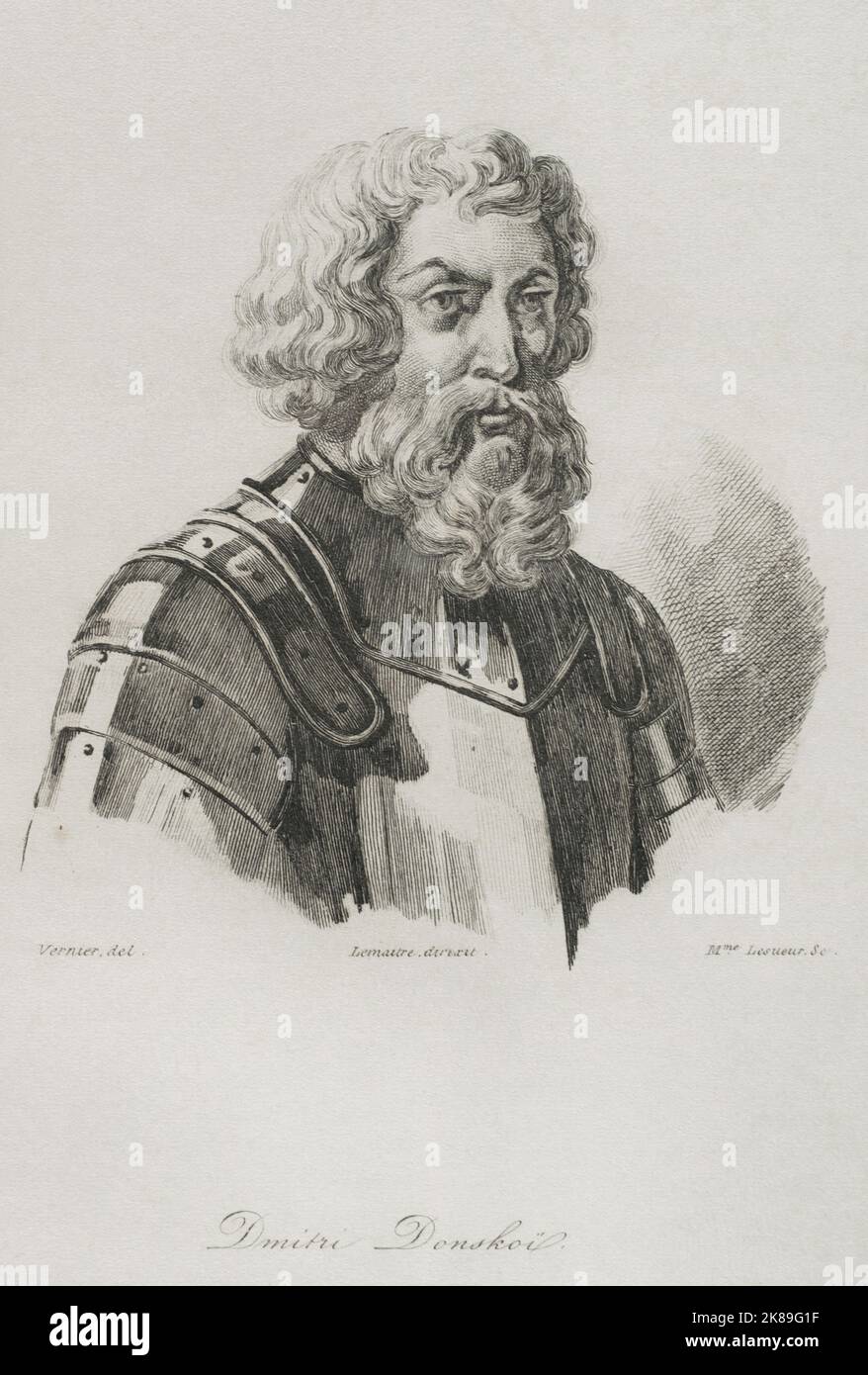 Prinz von Moskau und Großfürst von Wladimir. Stockfoto