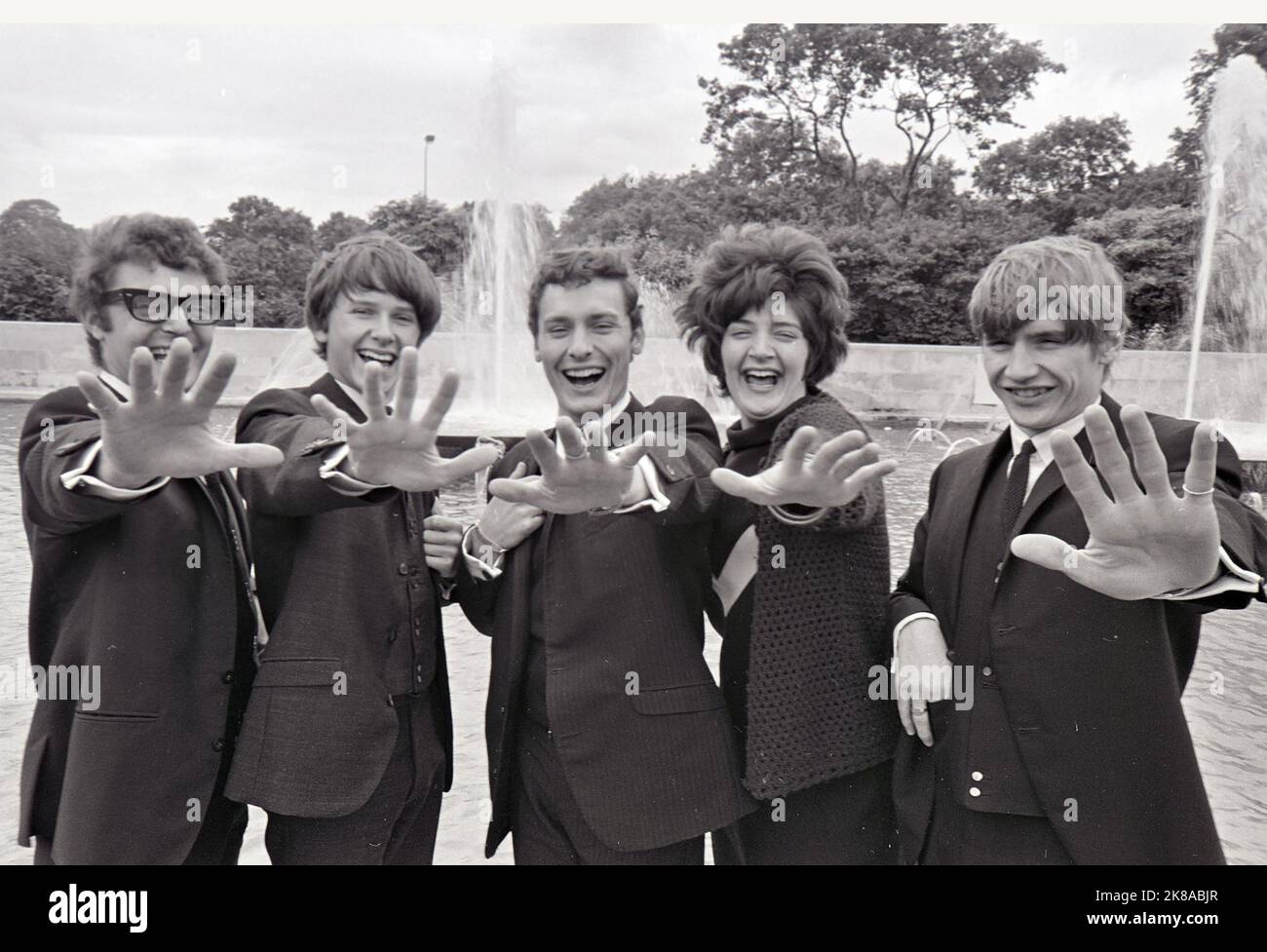 DIE WABENGRUPPE im September 1965 mit Honey Lantree. Foto: Tony Gale Stockfoto