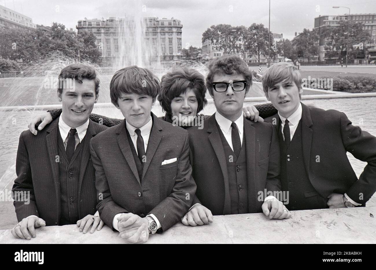 DIE WABENGRUPPE im September 1965 mit Honey Lantree. Foto: Tony Gale Stockfoto