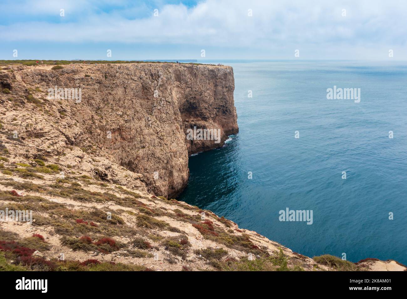 Cabo de São Vicente, der westliche Punkt in Europa in der Nähe von Sagres, Algarve, Portugal Stockfoto