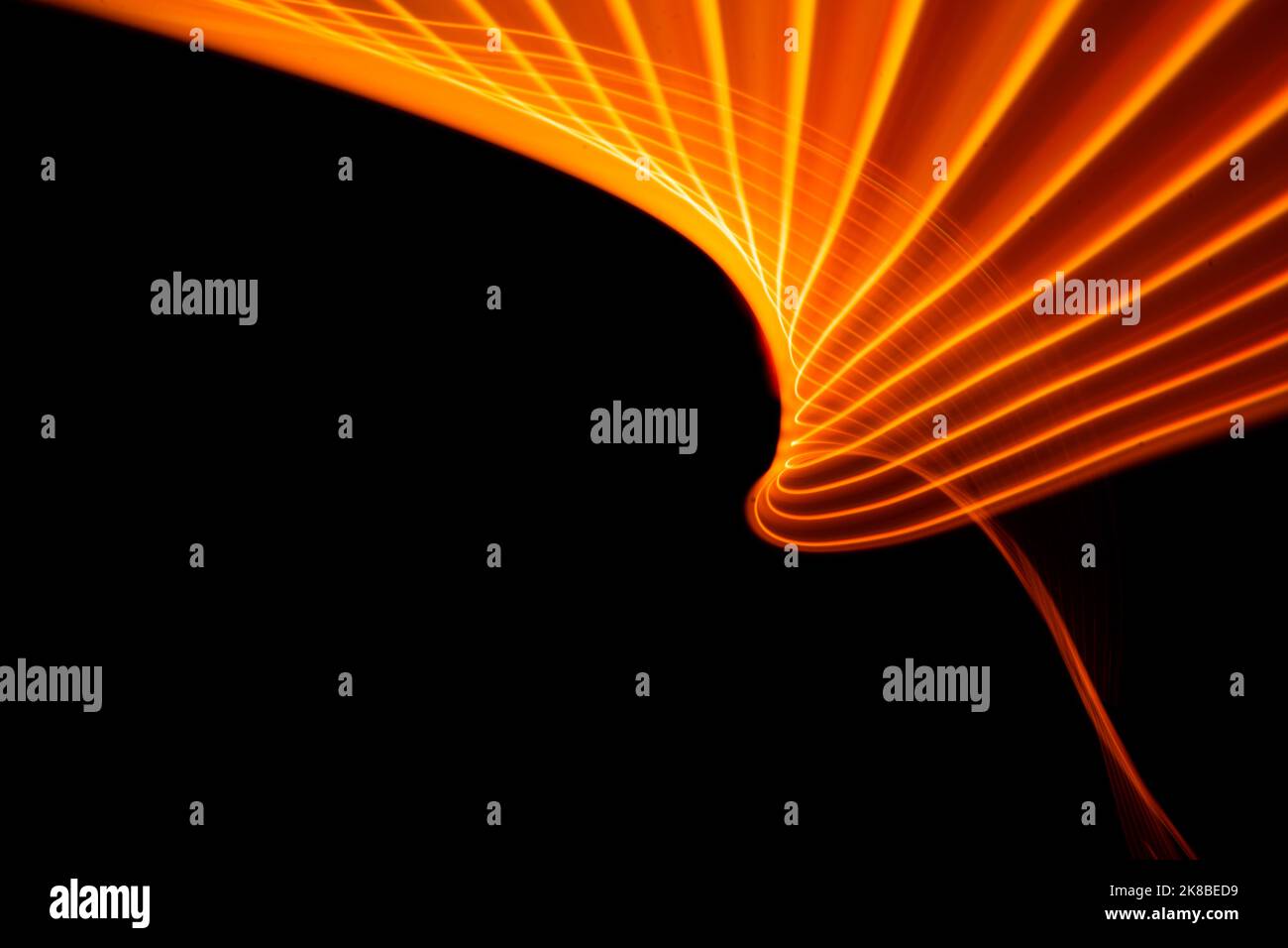 Neon Design Elemente Leuchten leuchten und Flash-Technologie Hintergrund. Stockfoto