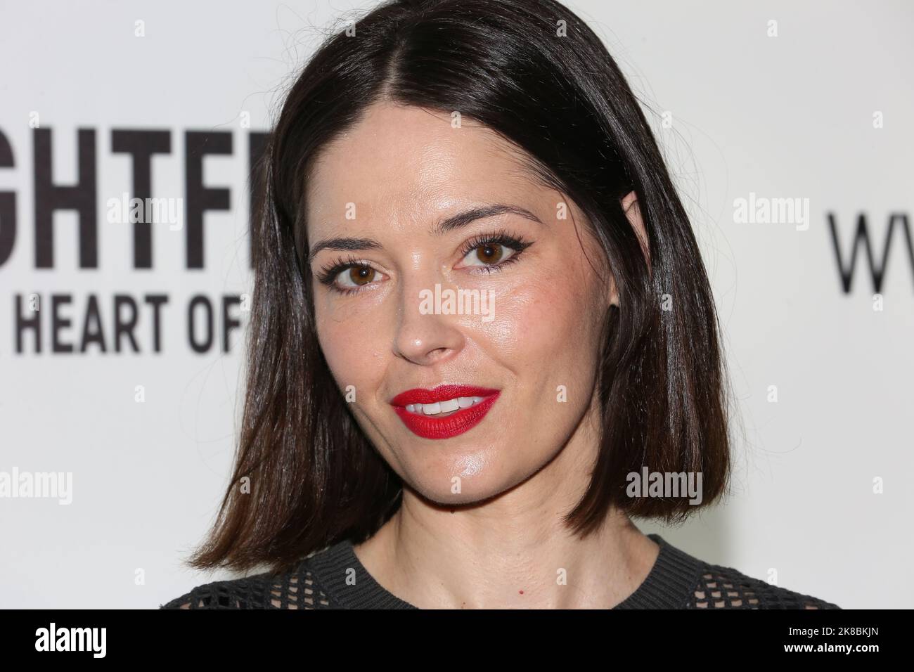 Sara Lind nimmt an der Filmpremiere „A Wounded Fawn“ während des Arrow FrightFest Teil, das auf dem Cineworld Leicester Square in London stattfindet. Stockfoto