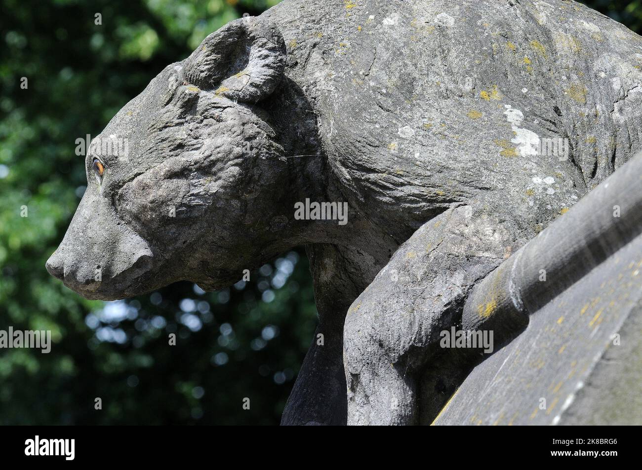 The Animal Wall, Castle Street, Cardiff. Stockfoto