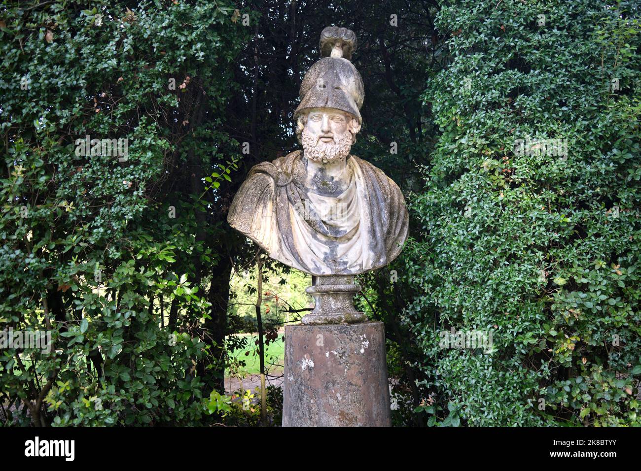 Statue in den Boboli-Gärten Florenz Italien Stockfoto