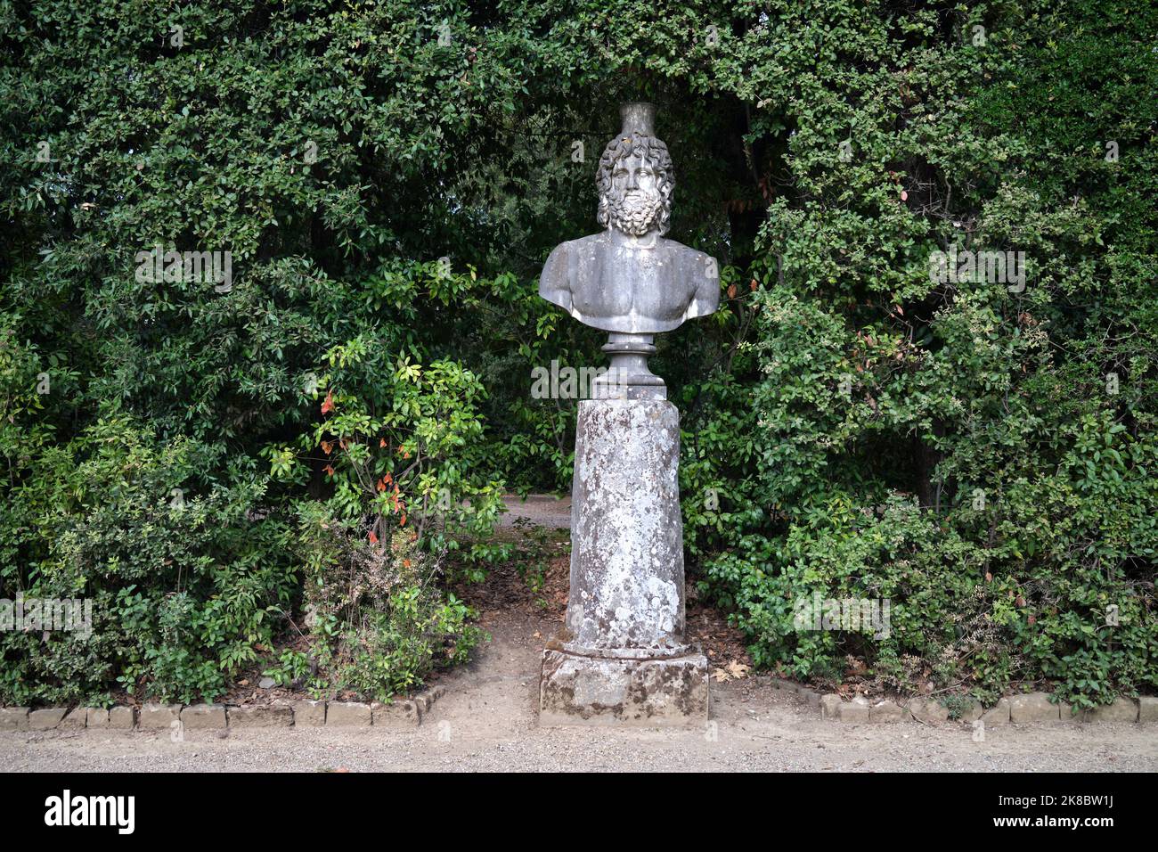 Statue in den Boboli-Gärten Florenz Italien Stockfoto