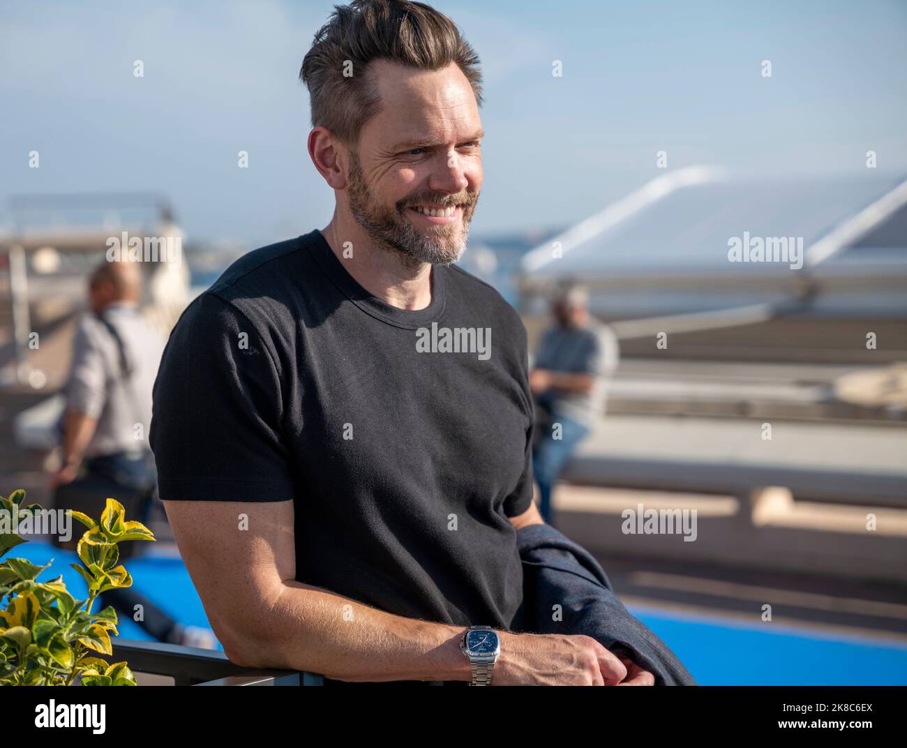 Cannes, Frankreich, 17 2022. Oktober, Joel McHale (Animal Comedy) beim Photo-Call für FOX Comedy während der MIPCOM 2022 - The World’s Entertainment Content Market © Ifnm Press Stockfoto