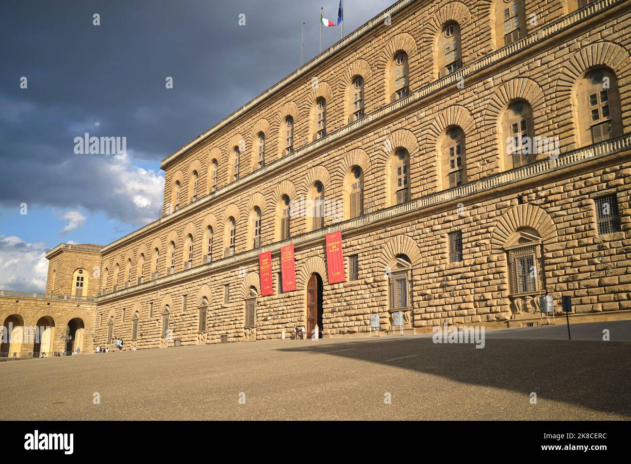 Pitti Palace Florenz Italien Stockfoto