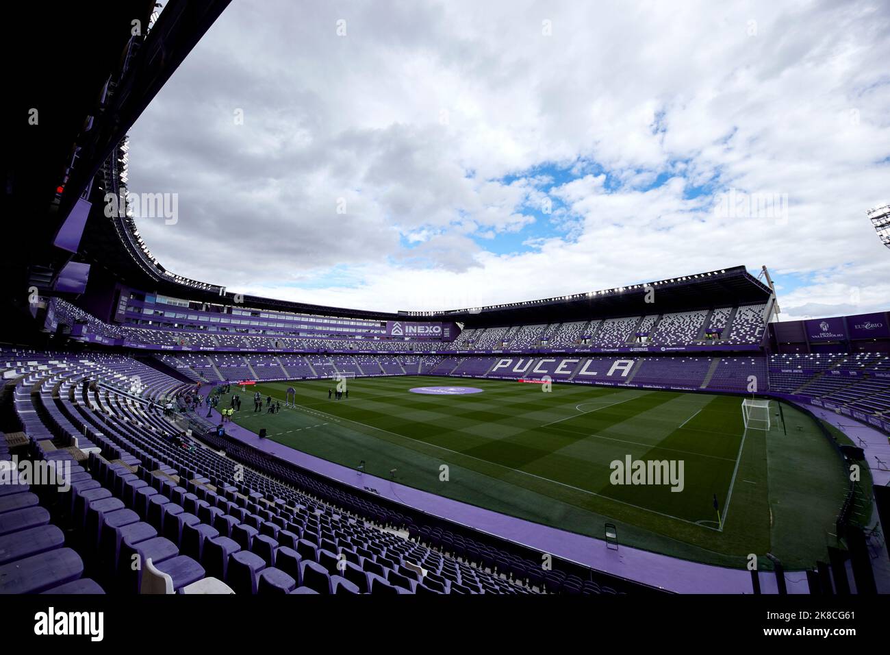 VALLADOLID, SPANIEN - 22. OKTOBER: Generalansicht von Jose Zorrilla vor dem Spiel der La Liga Santander zwischen Real Valladolid und Real Sociedad am 22. Oktober 2022 in Jose Zorrilla in Valladolid, Spanien. Quelle: Ricardo Larreina/AFLO/Alamy Live News Stockfoto