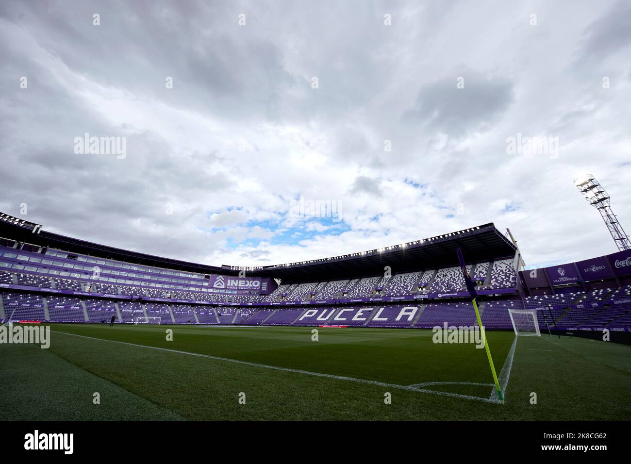 VALLADOLID, SPANIEN - 22. OKTOBER: Generalansicht von Jose Zorrilla vor dem Spiel der La Liga Santander zwischen Real Valladolid und Real Sociedad am 22. Oktober 2022 in Jose Zorrilla in Valladolid, Spanien. Quelle: Ricardo Larreina/AFLO/Alamy Live News Stockfoto