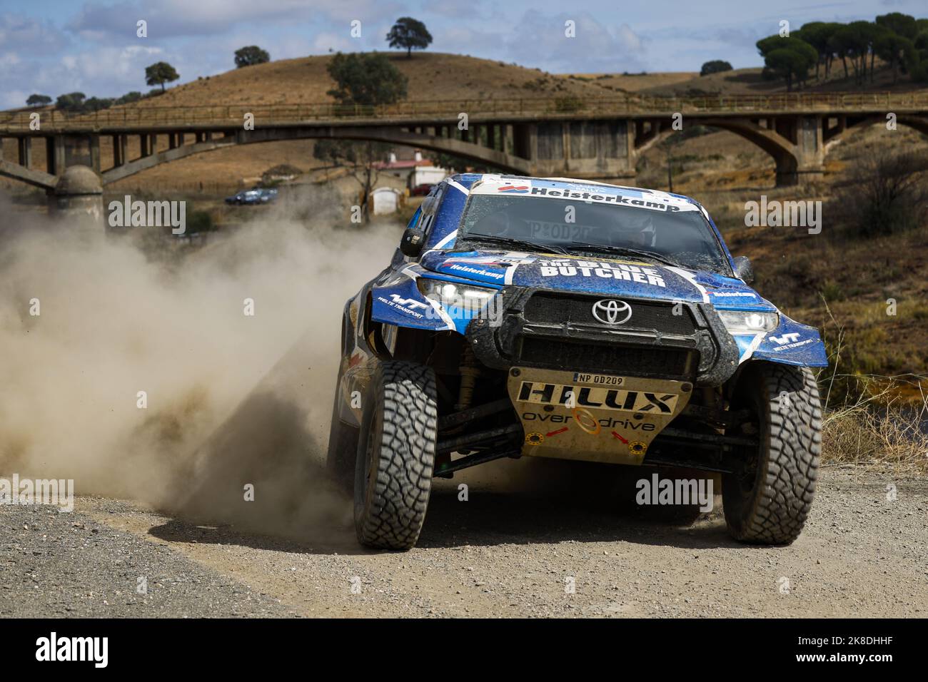 204 VAN LOON Erik (nld), DELAUNAY Sebastien (Fra), Overdrive Racing, Toyota  DKR Hilux, FIA W2RC, Auto, Aktion während der Etappe 3 der Andalucia Rally  2022, 4. Runde der FIA World Rally-RAID Championship