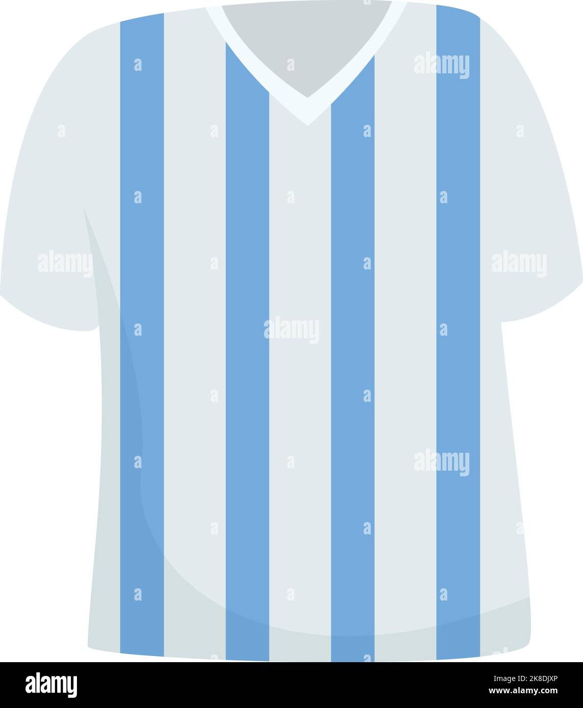 Fußball Argentinien T-Shirt Symbol Cartoon Vektor. Reisen nach Süden. Kultur national Stock Vektor