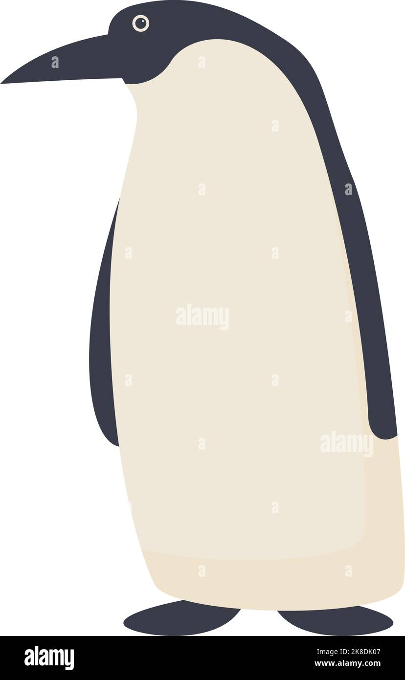 Amerika Pinguin Symbol Cartoon-Vektor. Argentinien Süden. Nationale Kultur Stock Vektor