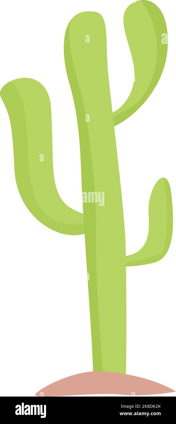 Argentinien Kaktus Symbol Cartoon-Vektor. Reisekultur. Buenos aires Stock Vektor