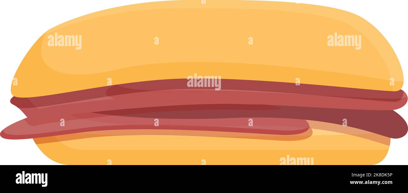Argentinien Sandwich Symbol Cartoon Vektor. Südamerika. Lateinisches Wahrzeichen Stock Vektor