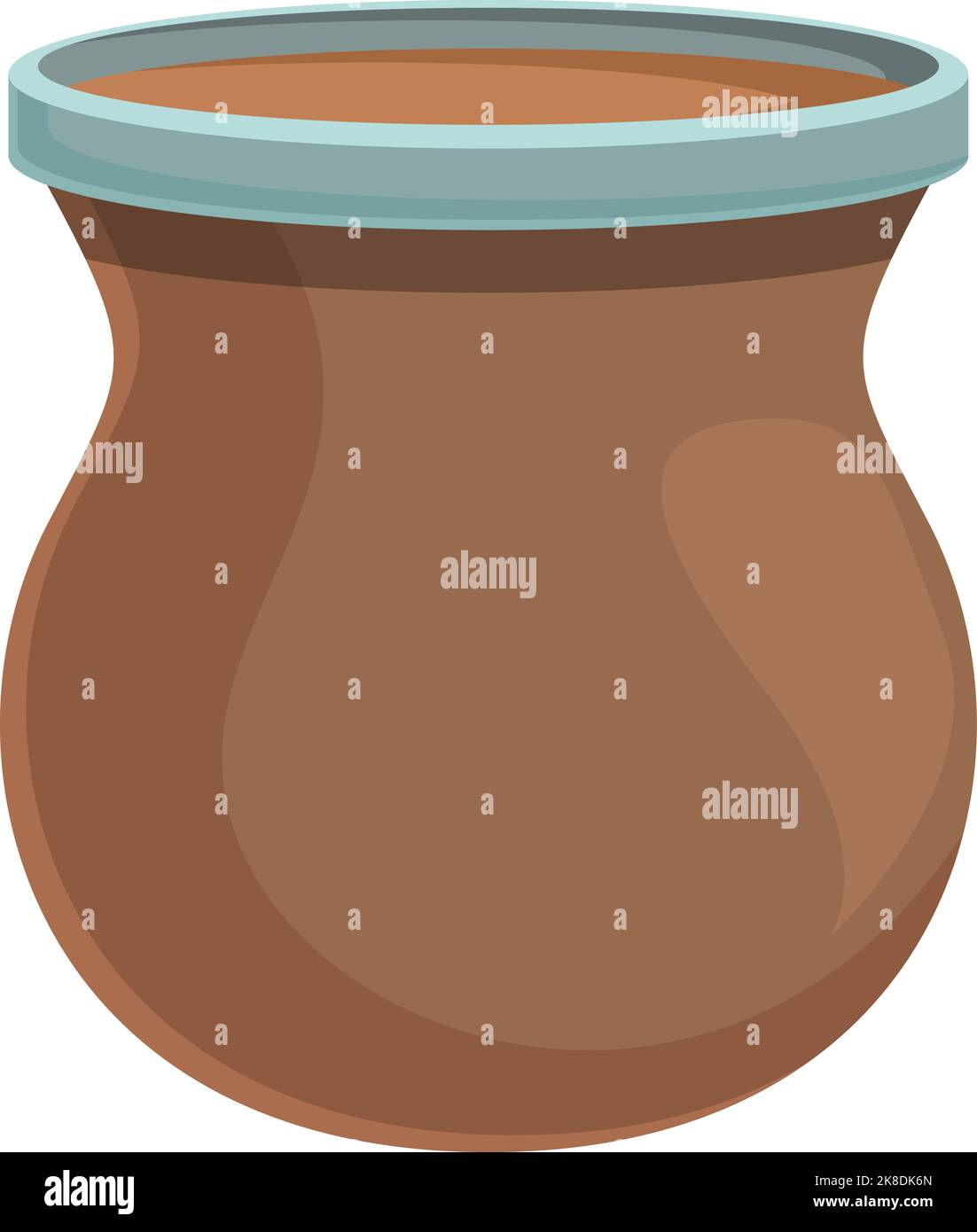 Cartoon-Vektor des nationalen Pot-Symbols. Argentinien Reisen. Kultur Süden Stock Vektor