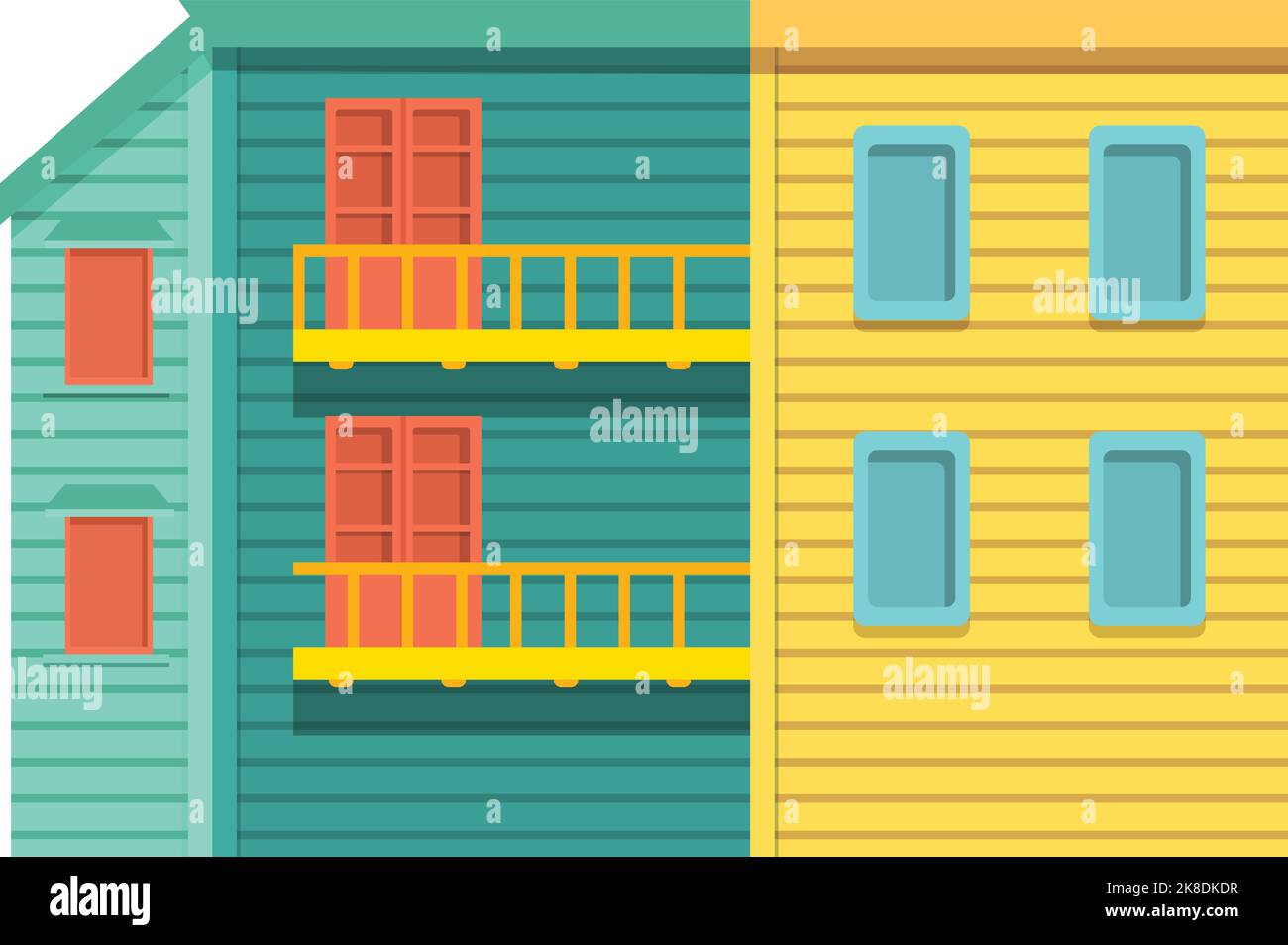 Argentinien Holzhaus Symbol Cartoon-Vektor. Reisen nach Amerika. Fußball-Tourismus Stock Vektor