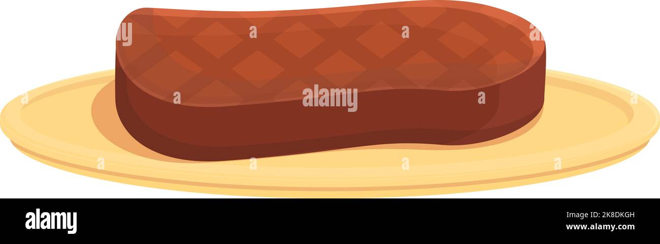 Argentinische Steak-Ikone Cartoon-Vektor. Argentinien Reisen. Südamerika Stock Vektor