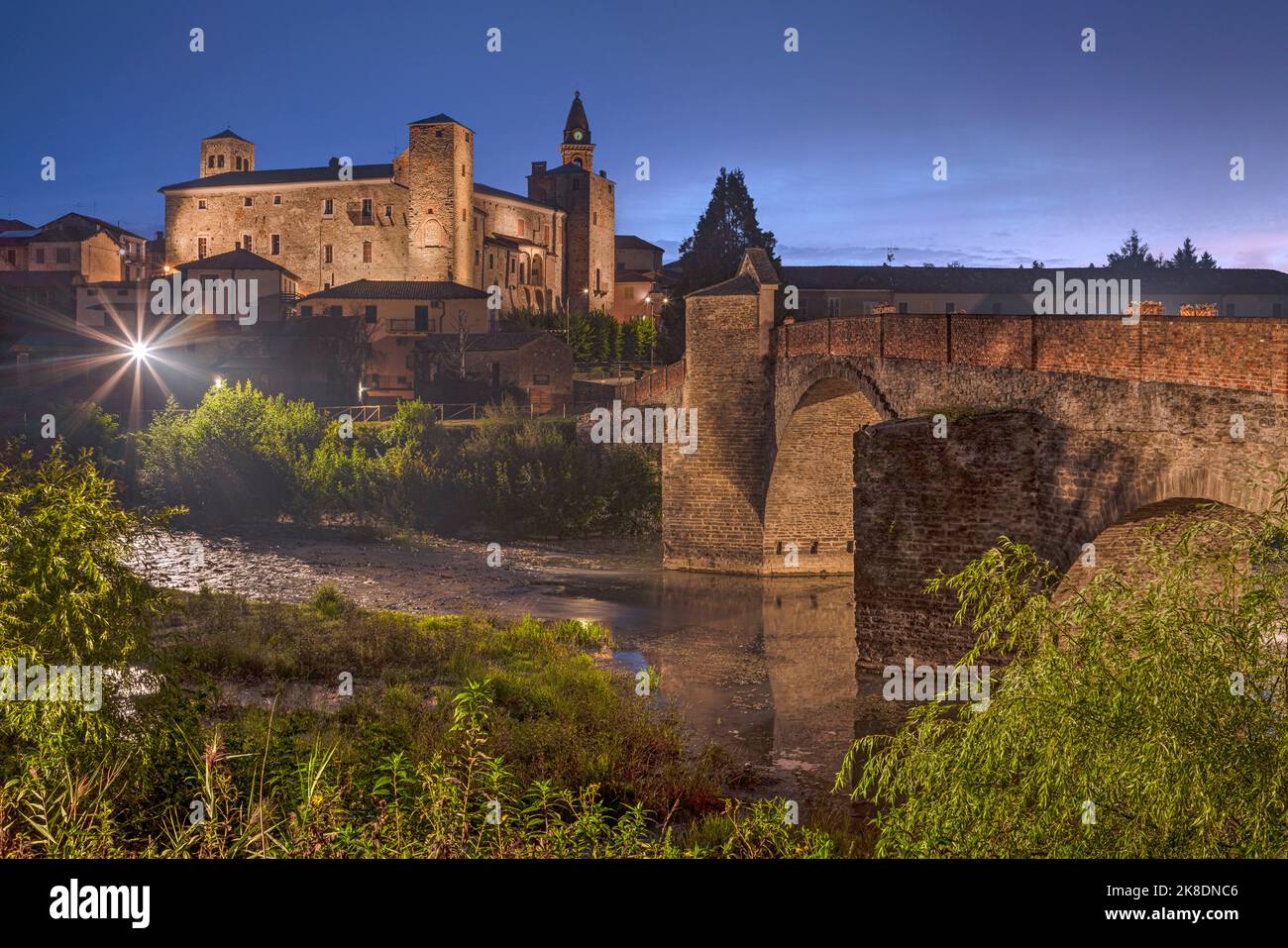 Monastero Bormida, Asti, Piemont, Italien Stockfoto