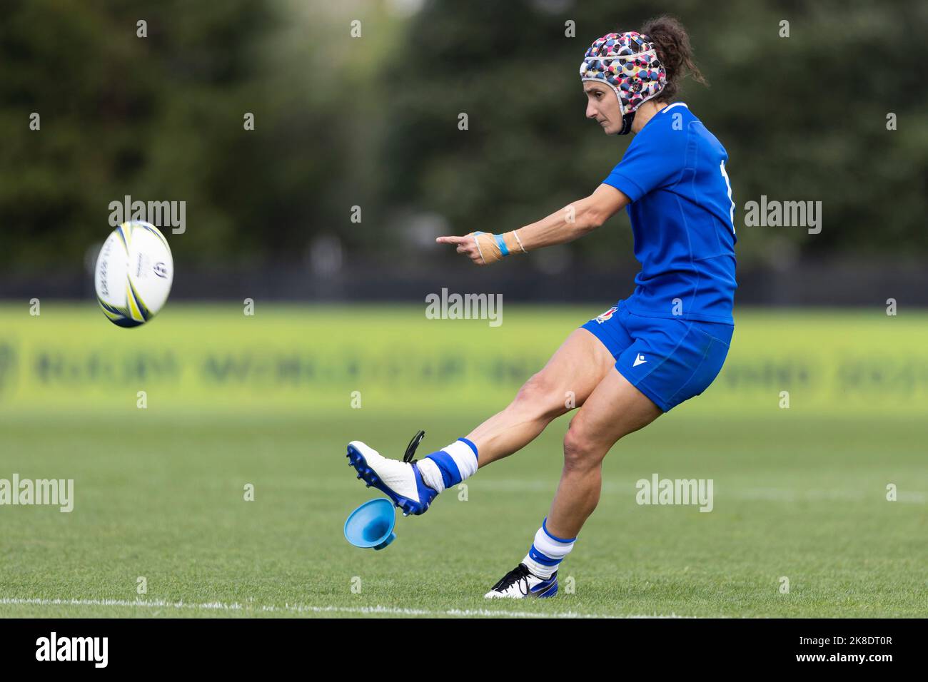 Michela Sillari aus Italien beim RugbyWeltmeisterschaft der Frauen im