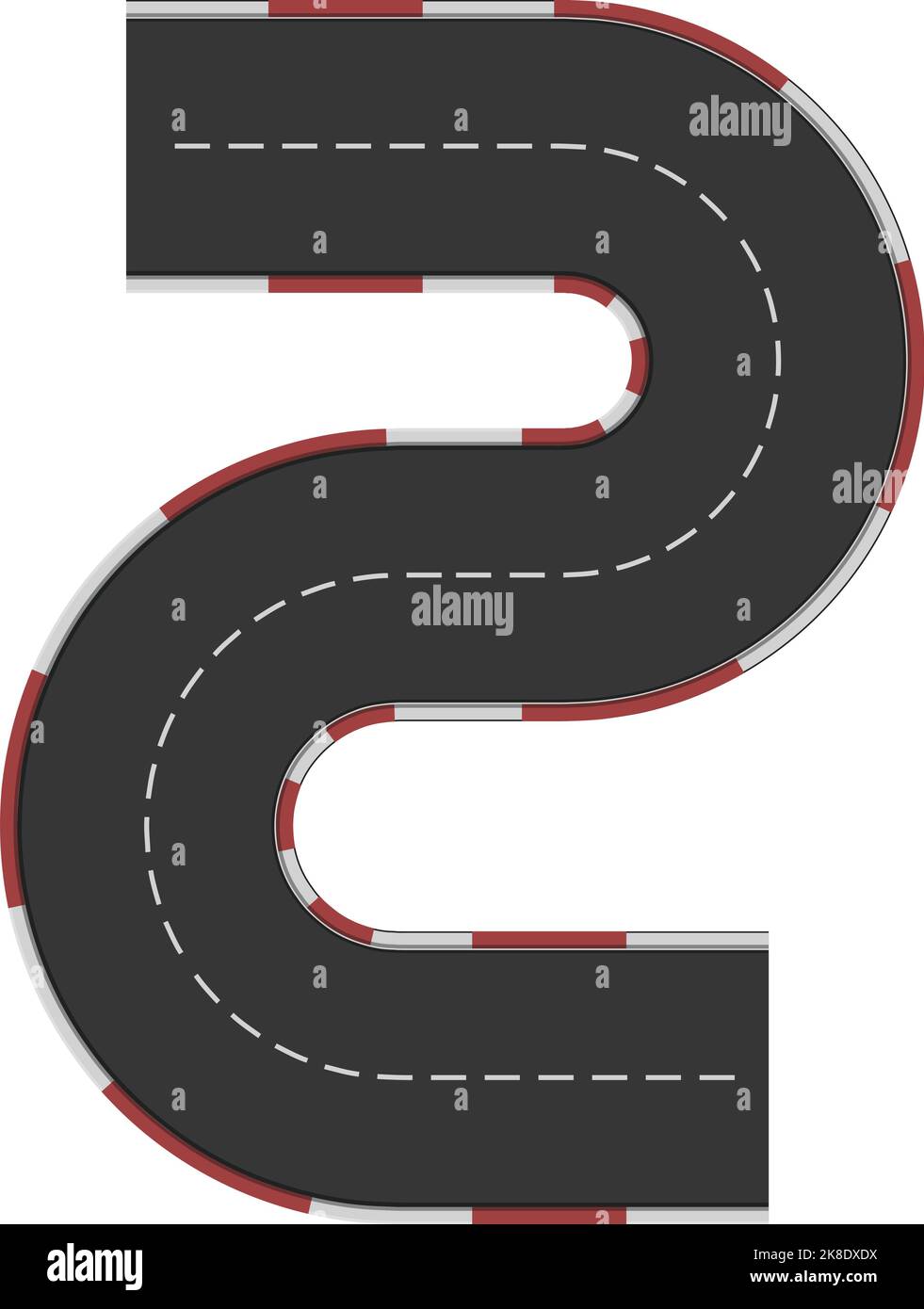 Kreisbahn Symbol Cartoon-Vektor. Autorennen. Straßenformel Stock Vektor Kreisbahn Symbol Cartoon-Vektor. Autorennen. Straßenformel Stock Vektor