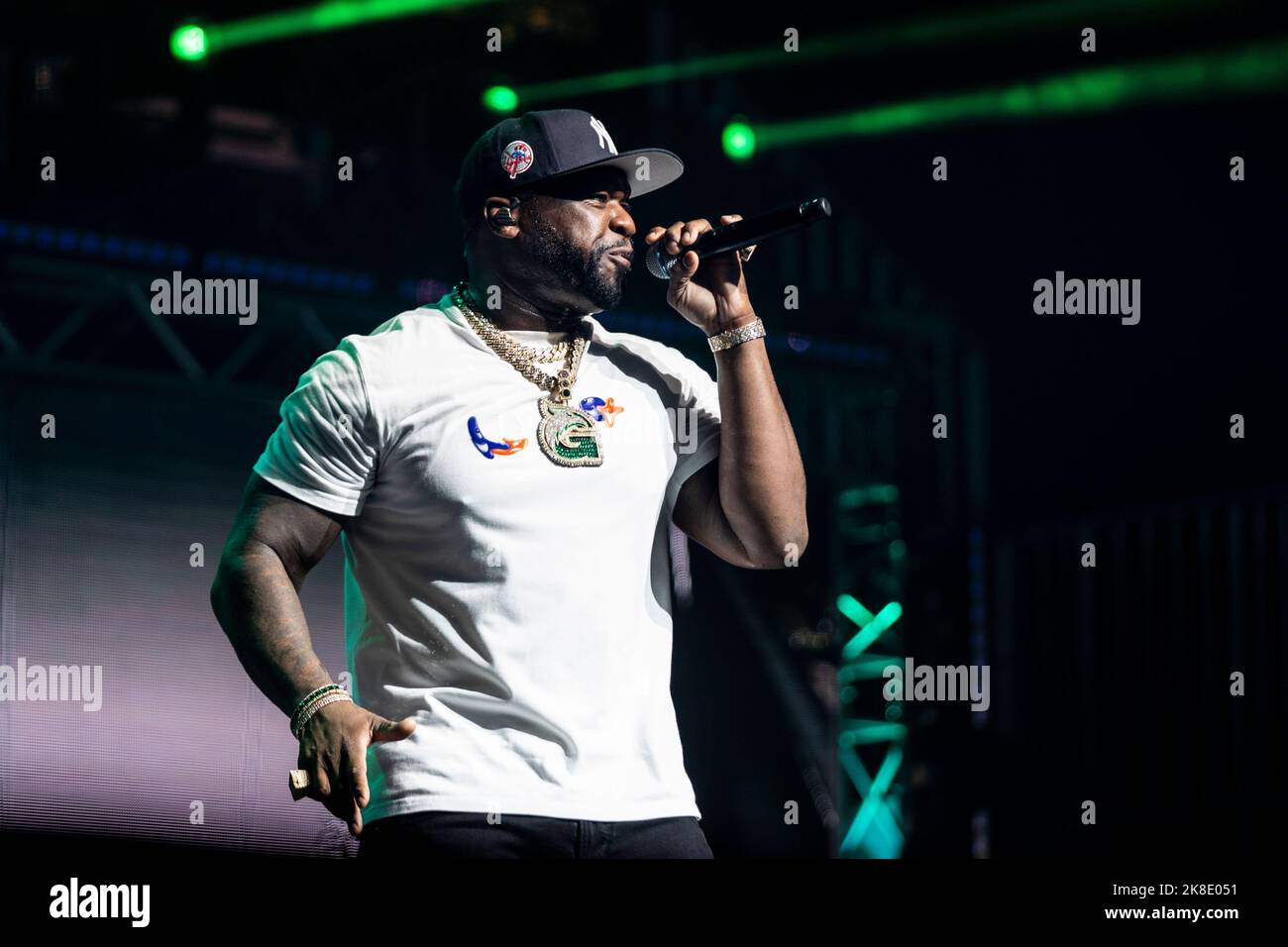 Mailand Italien 22. Oktober, 2022 50 Cent live im Mediolanum Forum © Roberto Finizio / Alamy Stockfoto