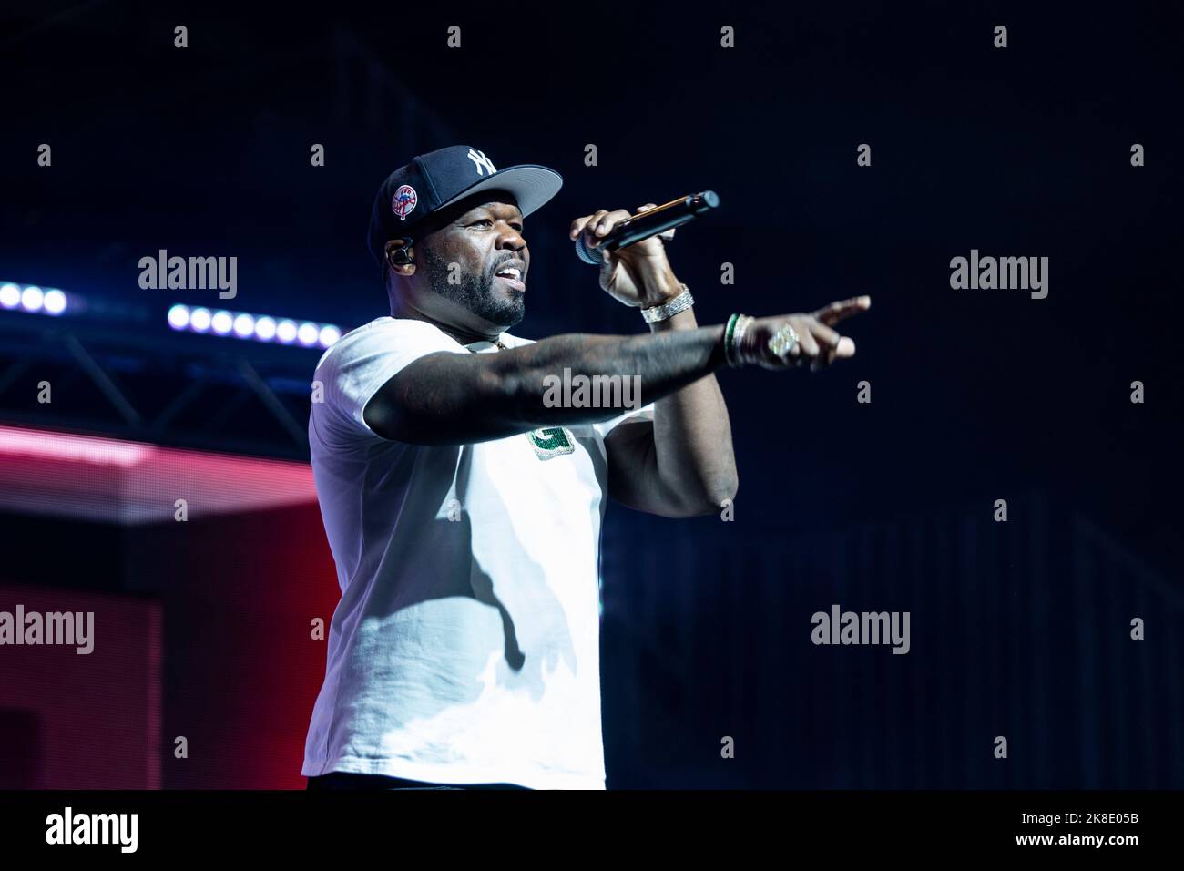 Mailand Italien 22. Oktober, 2022 50 Cent live im Mediolanum Forum © Roberto Finizio / Alamy Stockfoto