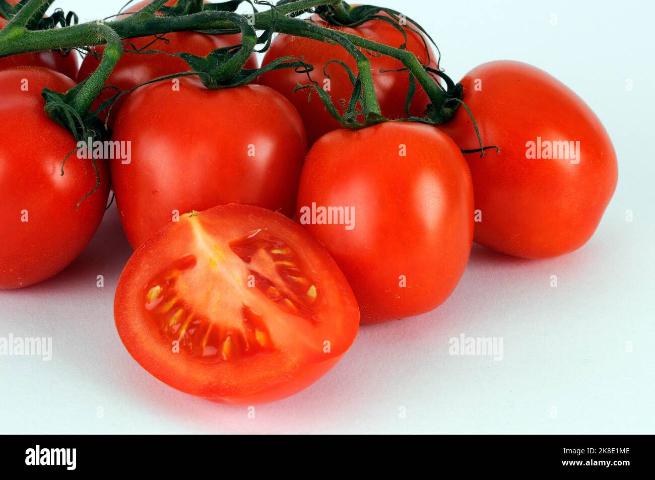 Rote Weintomaten, Gemüse, gesunde Ernährung Stockfoto