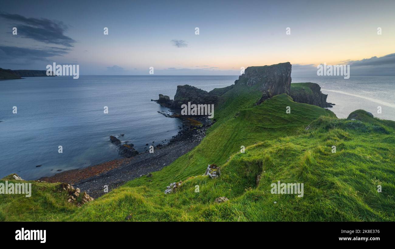 Brother's Point, Rubha nam Brthairean, Rocky Coast, Isle of Skye, Inner Hebrides, Schottland, Vereinigtes Königreich Stockfoto