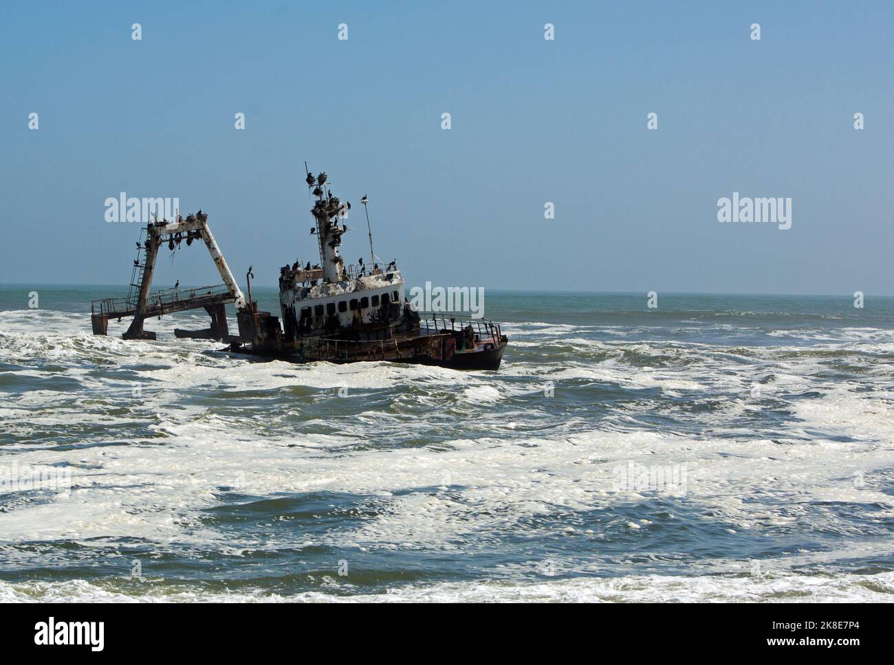 Zeila ShipBIPK an der Skeleton Coast Stockfoto