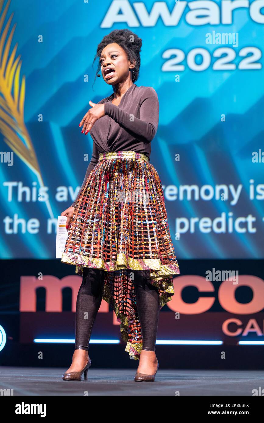 Cannes, Frankreich, Oktober 19 2022, FERNI Oke Diversify TV Awards auf der MIPCOM 2022 - The World’s Entertainment Content Market © Ifnm Press Stockfoto