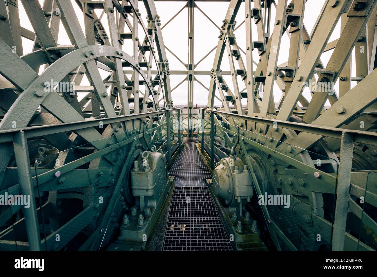 Das Industriemuseum Zollern ist ein stillgelegter Steinkohlebergwerk-Komplex im Nordwesten der Stadt Dortmund in Deutschland. Stockfoto