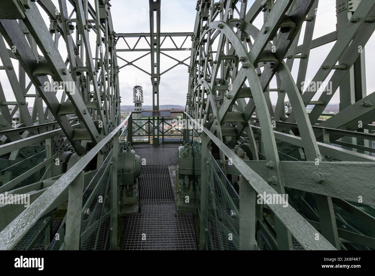 Das Industriemuseum Zollern ist ein stillgelegter Steinkohlebergwerk-Komplex im Nordwesten der Stadt Dortmund in Deutschland. Stockfoto