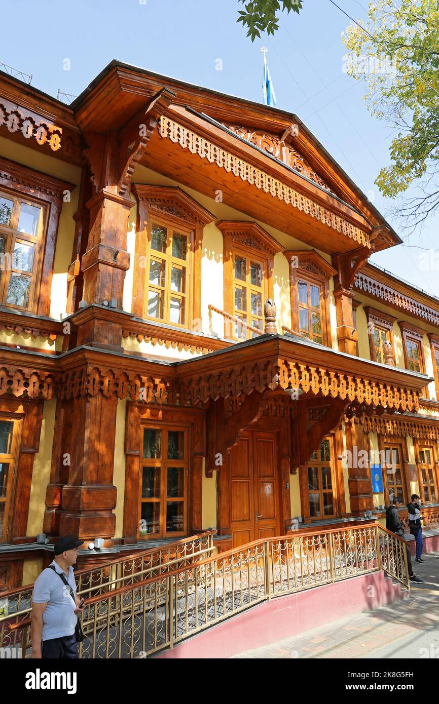 Ehemaliges Kolpakovskij, Gogol Street, Almaty, Almaty Region, Kasachstan, Zentralasien Stockfoto