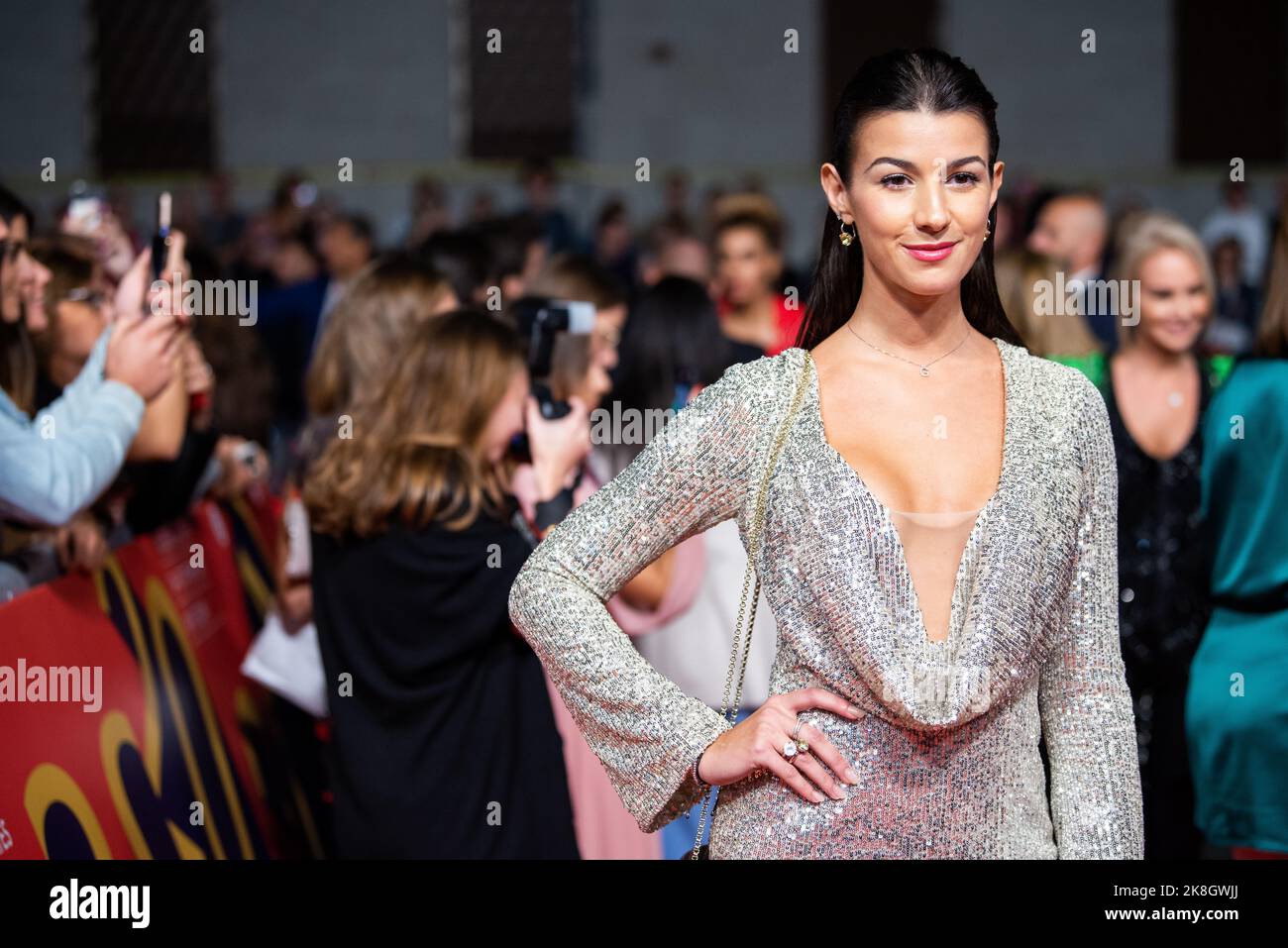 Ginevra Lamborghini besucht die première von Lamborghini (Film) in Rom Stockfoto